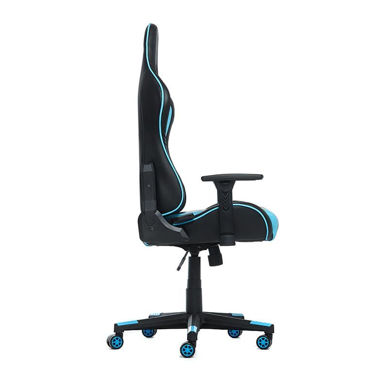 Cadeira Gamer MaxRacer Tactical CBF Azul Branca