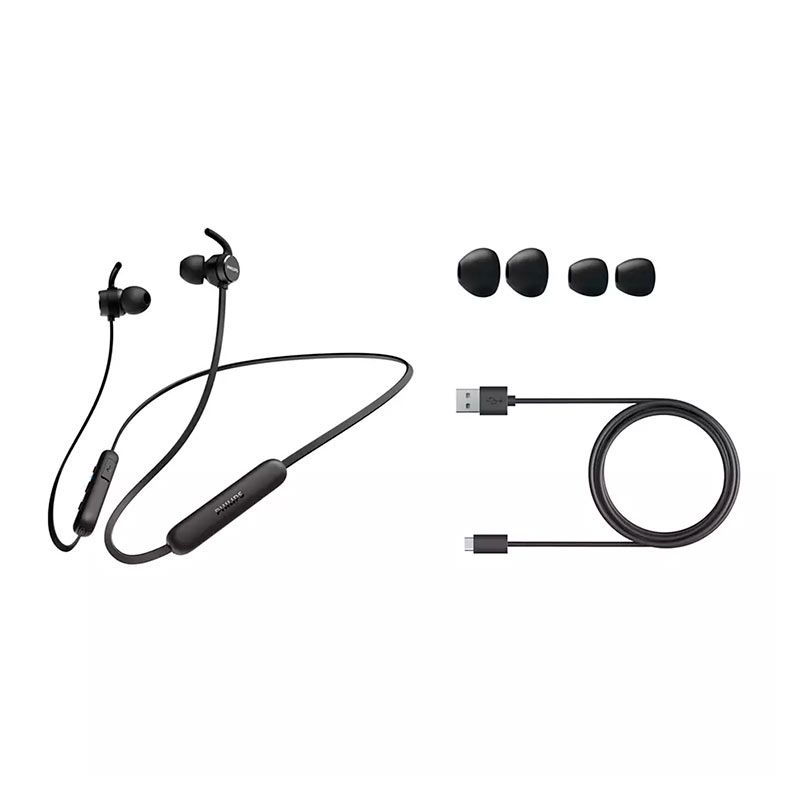 Fone de Ouvido Intra-Auricular Philips, Wireless, Preto, TAE1205BK/00