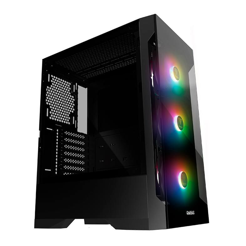 Gabinete Gamer Gamdias Talos E2 Lateral Vidro Temp, TALOS-E2