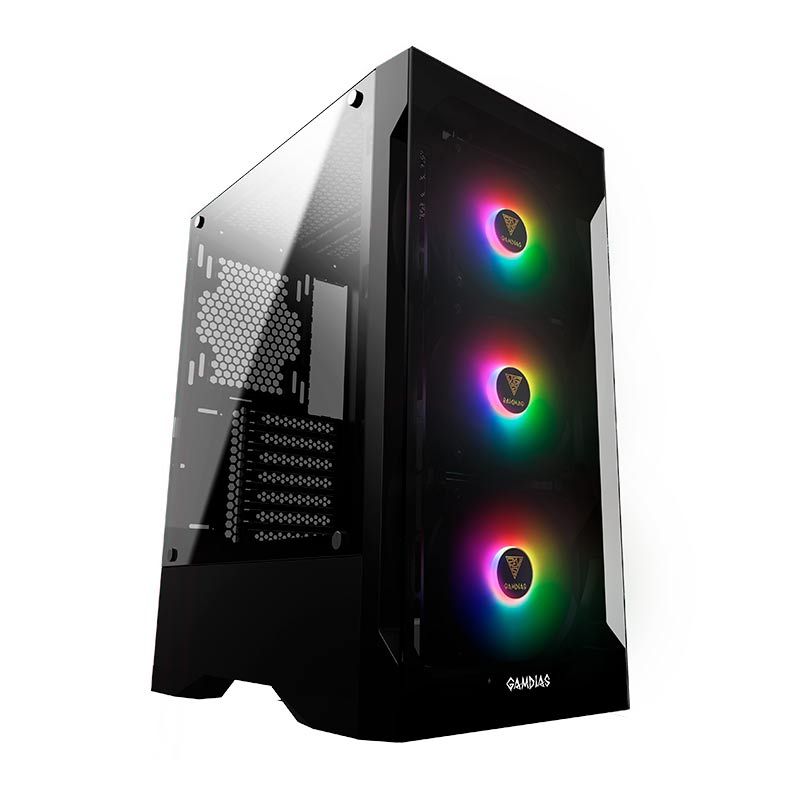 Gabinete Gamer Gamdias Talos E2 Lateral Vidro Temp, TALOS-E2