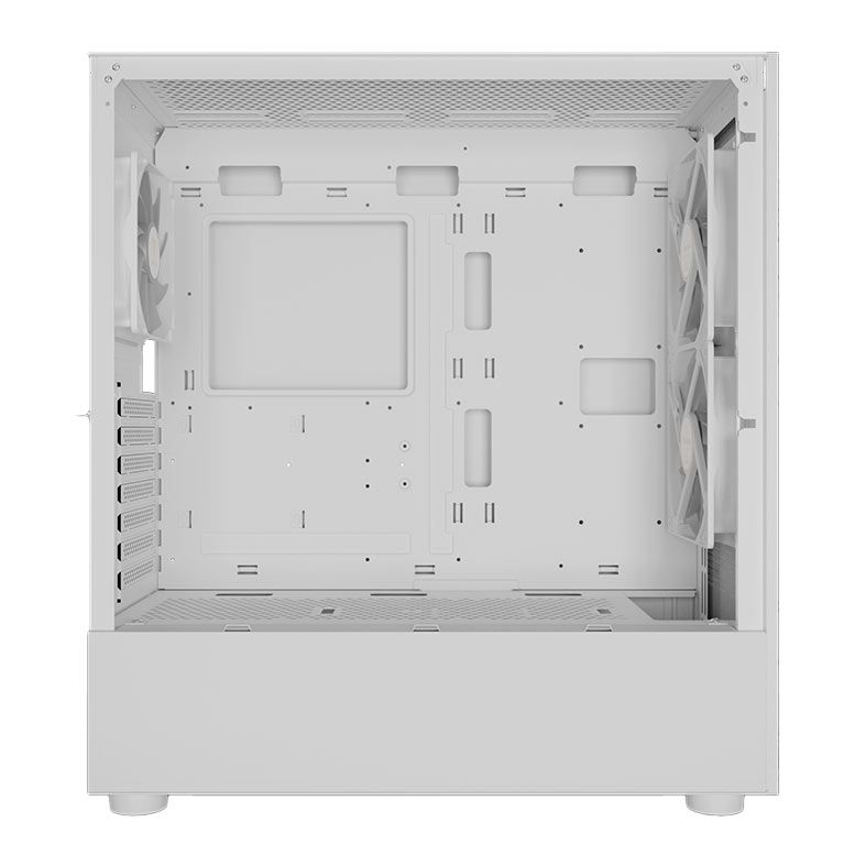 Gabinete Gamer Gamdias Talos E3 Mesh Elite, RGB, Mid-Tower, Lateral De Vidro, Com 3 Fans, Branco, TALOSE3-MESH-ELITEWH