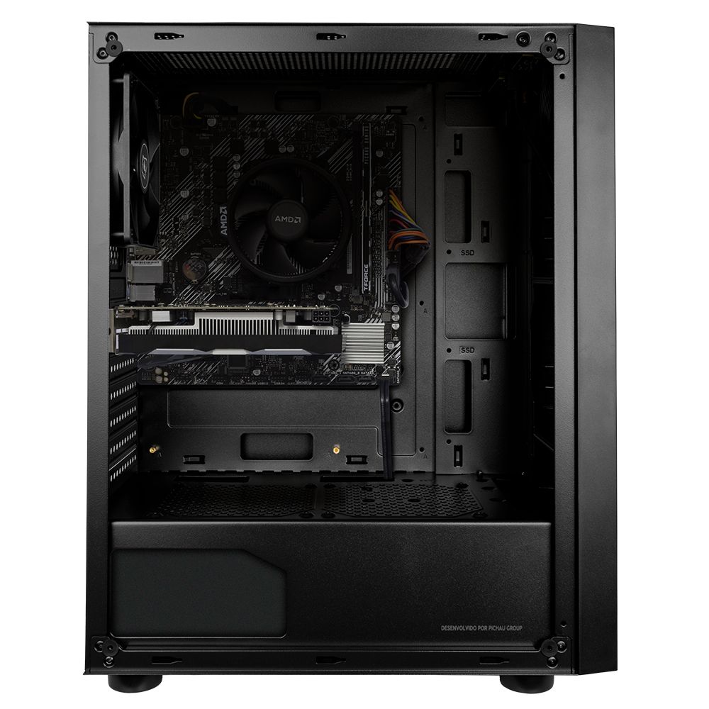 PC Gamer Pichau Vigore, AMD Ryzen 5 3400G, A320M, GeForce GTX 1660