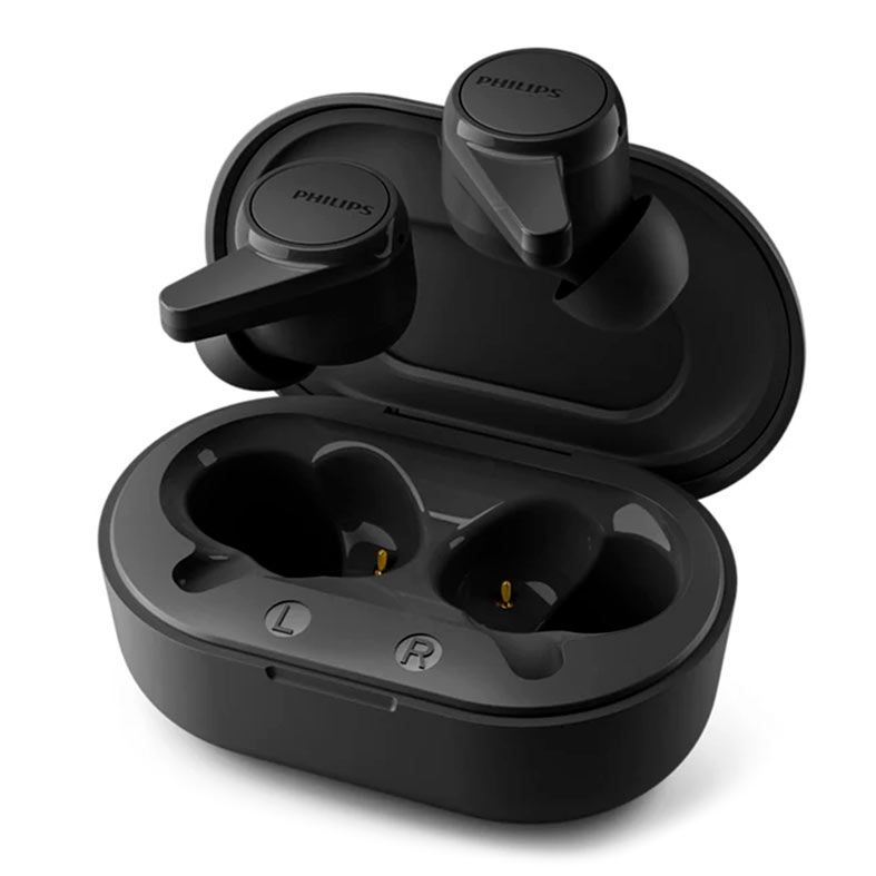 Fone de Ouvido Philips 1000 Series, TWS, Bluetooth, Preto, TAT1207BK/00