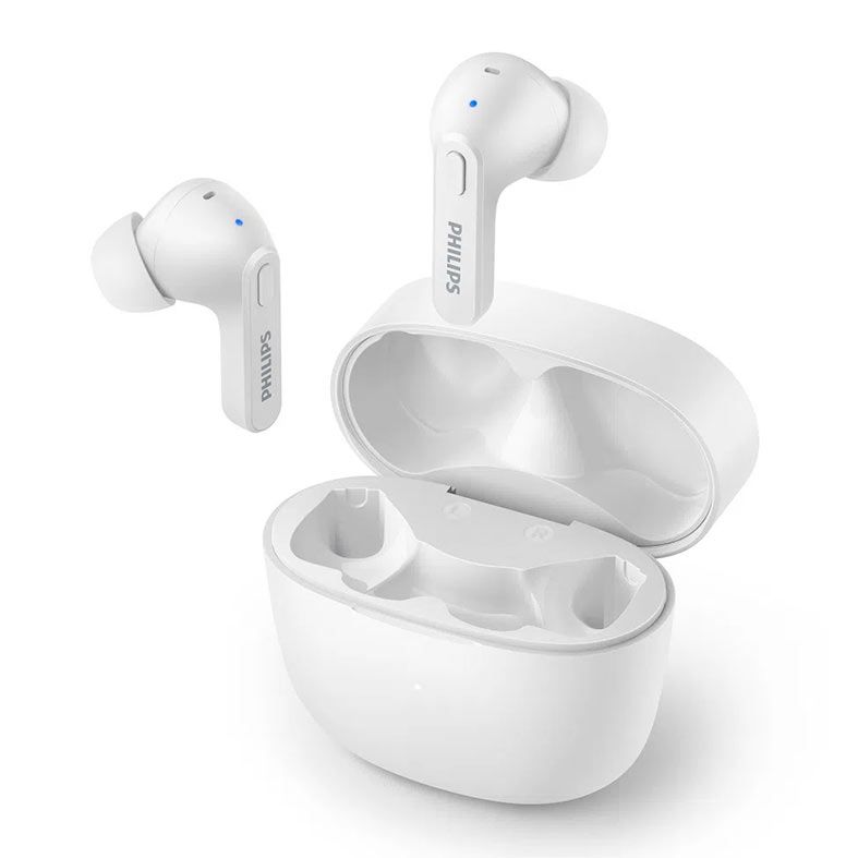 Fone de Ouvido Philips TAT2206, Bluetooth, Branco, TAT2206WT