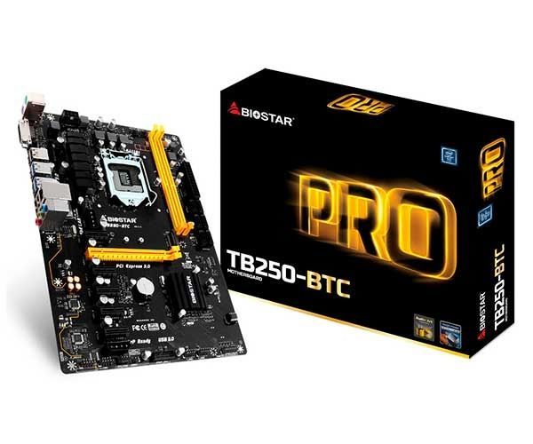 biostar tb250-btc lga 1151 intel b250 for ethereum