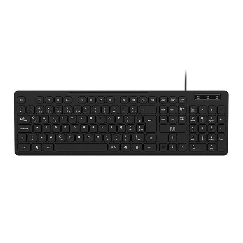Teclado Multi TF400, USB, Preto, TC144