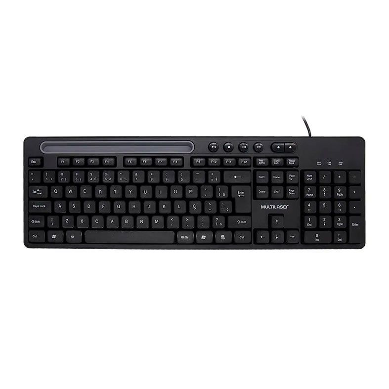 Teclado Multi TM200, USB, Preto, TC262
