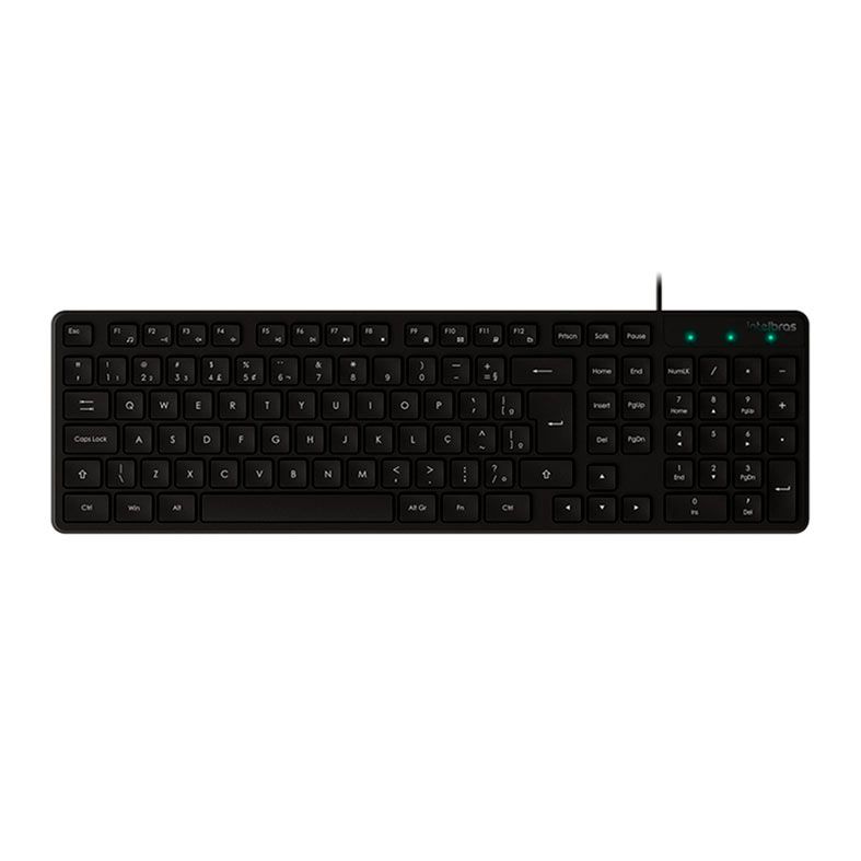 Teclado Intelbras TCI 10, Membrana, ABNT2, Preto, TCI10-PRETO