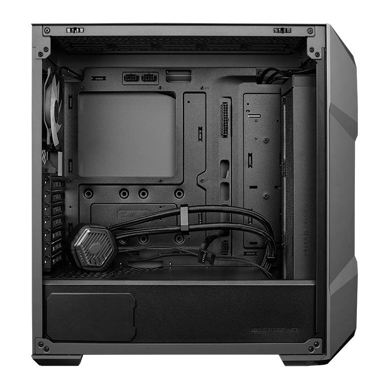 Gabinete Gamer Cooler Master TD500 Max, ARGB, Fonte GX II 850W Gold, Com Water Cooler 360 Atmos, Com 1 Fan, Preto, TD500V2-MGNN85-SL0
