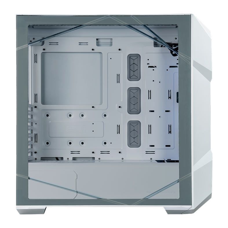 Gabinete Gamer Cooler Master TD500 Mesh V2, ARGB, Mid-Tower, Lateral de Vidro, Com 3 Fans, Branco, TD500V2-WGNN-S00