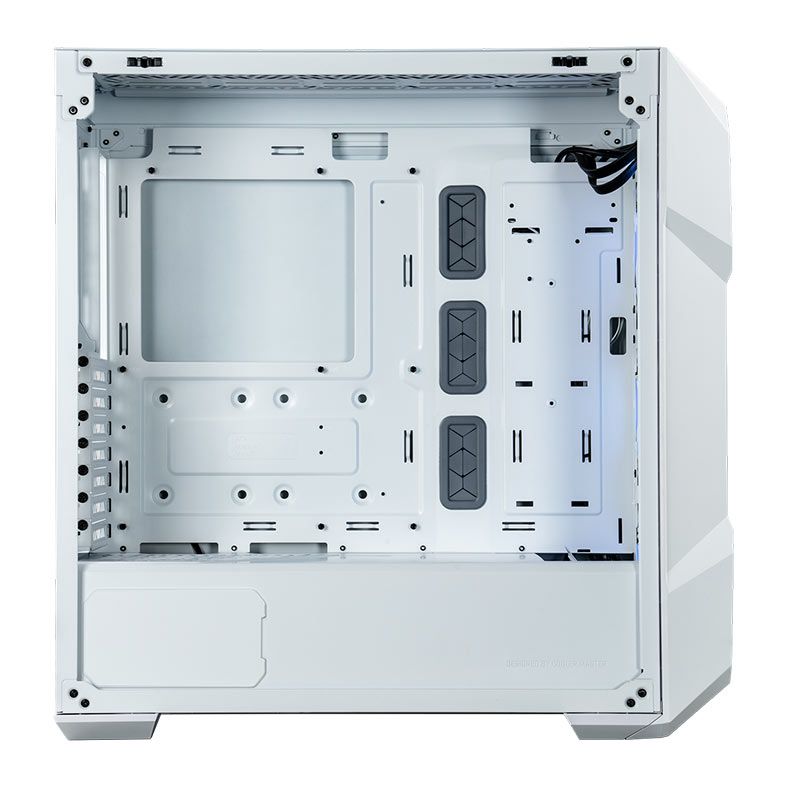Gabinete Gamer Cooler Master TD500 Mesh V2, ARGB, Mid-Tower, Lateral de Vidro, Com 3 Fans, Branco, TD500V2-WGNN-S00