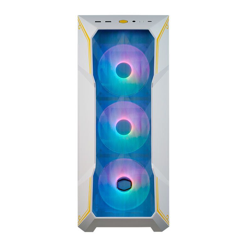 Gabinete Gamer Cooler Master TD500 Mesh V2 Street Fighter 6 Chun-Li, ARGB, Mid-Tower, Lateral de Vidro, Com 3 Fans, Branco, TD500V2-WGNN-SCL