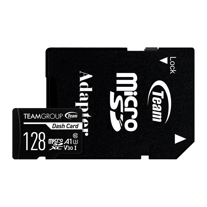 Cartao de Memoria Team Group Dash, 128GB, MicroSDXC, UHS-I, V30, TDUSDX128GUHS03