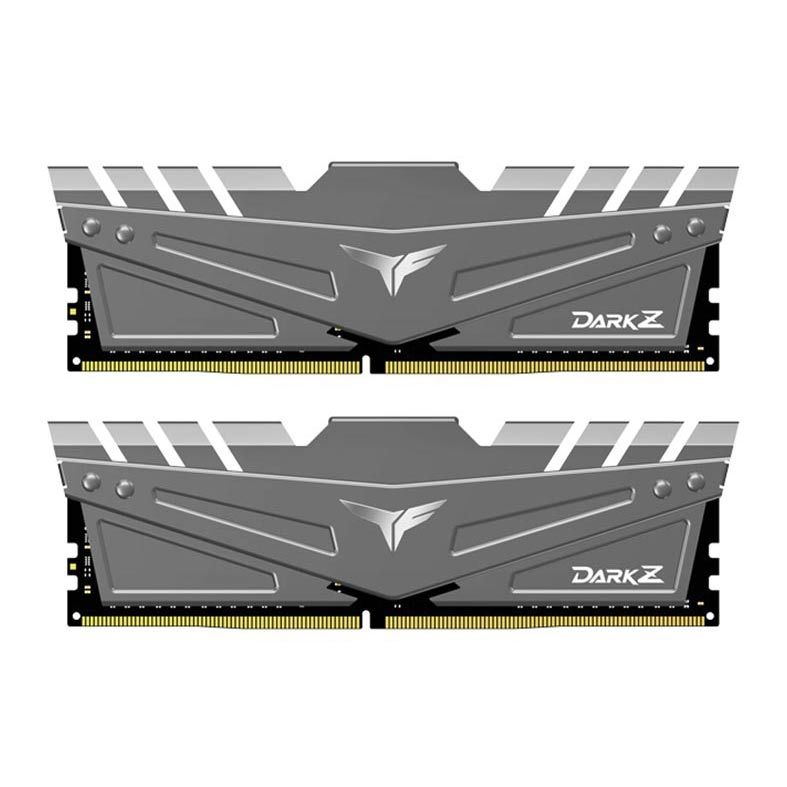 Memoria Team Group T-Force Dark Z 16GB (2x8) DDR4 2666MHz Cinza, TDZGD416G2666HC16CDC01