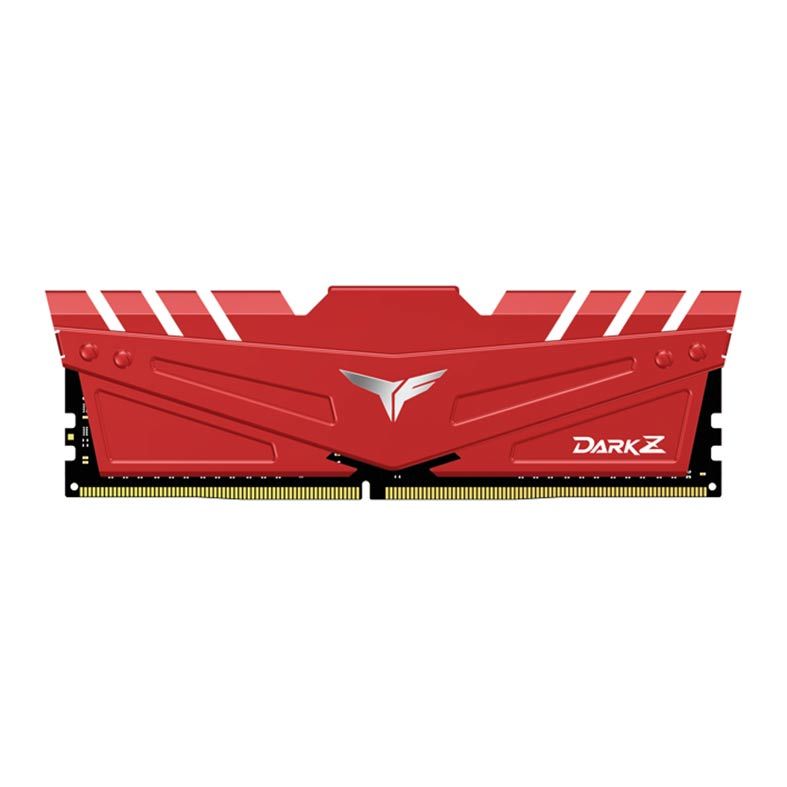 Memoria Team Group T-Force Dark Z 16GB (1x16) DDR4 2666Mhz Vermelha, TDZRD416G2666HC16C01