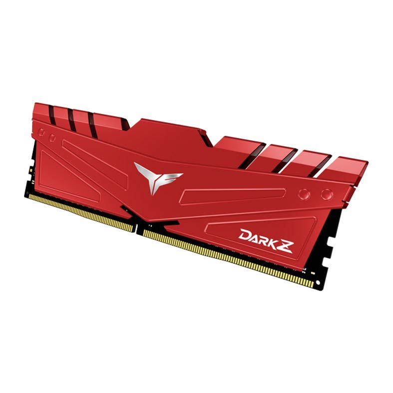 Memoria Team Group T-Force Dark Z 16GB (1x16) DDR4 2666Mhz Vermelha, TDZRD416G2666HC16C01