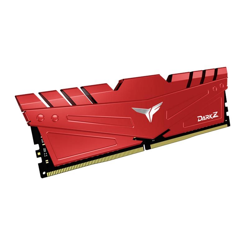 Memoria Team Group T-Force Dark Z 16GB (1x16) DDR4 2666Mhz Vermelha, TDZRD416G2666HC16C01