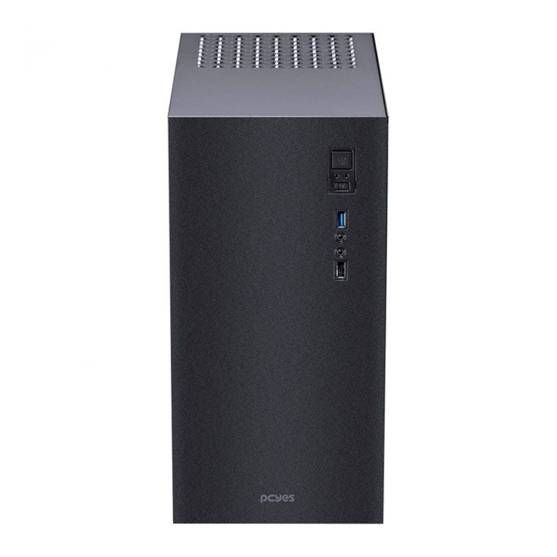 Gabinete Gamer Pcyes Terra, Mid-Tower, Lateral de Acrilico, Com 2 Fans, Preto, TERPT2FCA