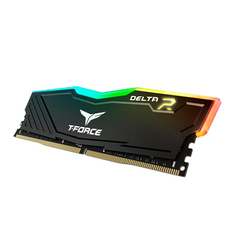 Memoria Team Group T-Force Delta RGB, 4GB(1x4GB), DDR4, 2400MHz, C15, Preto, TF3D44G2400HC15B01