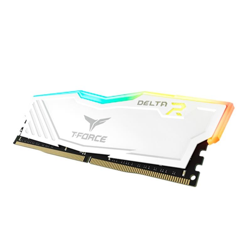 Memoria Team Group T-Force Delta RGB, 16GB (1x16GB), DDR4, 3200Mhz, C16, Branca, TF4D416G3200HC16F01