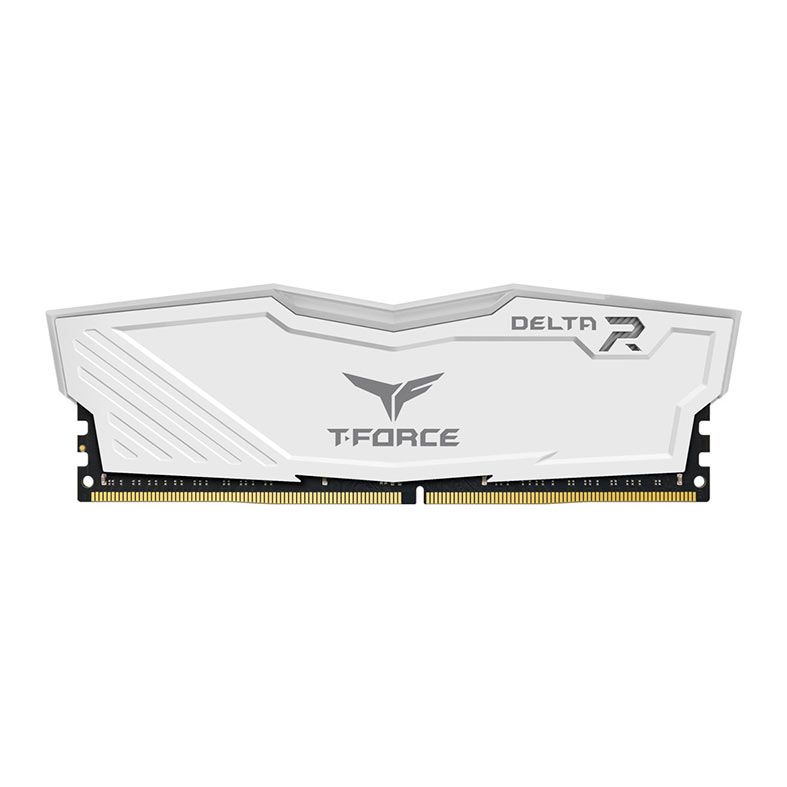 Memoria Team Group T-Force Delta R, RGB, 16GB (2x8GB), DDR4, 3200MHz, C16, Branco, TF4D416G3200HC16FDC01