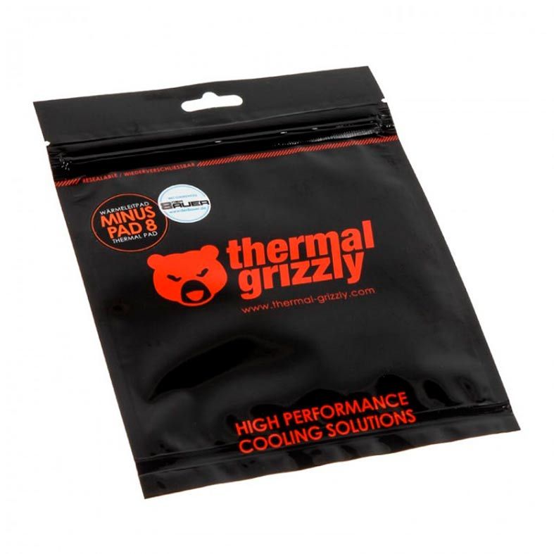 Almofada Térmica Thermal Grizzly Minus PAD 8 2 Peças 120x20x1,0mm, TG-MP8-120-20-10-2R