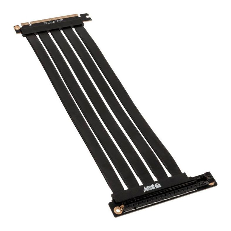 Cabo Rise Thermal Grizzly PCIe 4.0 x 16, 30cm, Preto, TG-PCIE-40-16-30