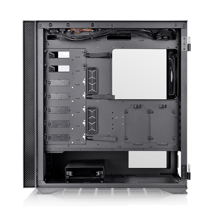 Gabinete Gamer Thermaltake H700 TG, Mid-Tower, Lateral de Vidro, Com 1 Fan, Preto, CA-1Y1-00M1WN-00