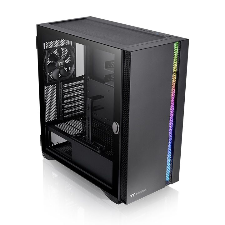 Gabinete Gamer Thermaltake H700 TG, Mid-Tower, Lateral de Vidro, Com 1 Fan, Preto, CA-1Y1-00M1WN-00