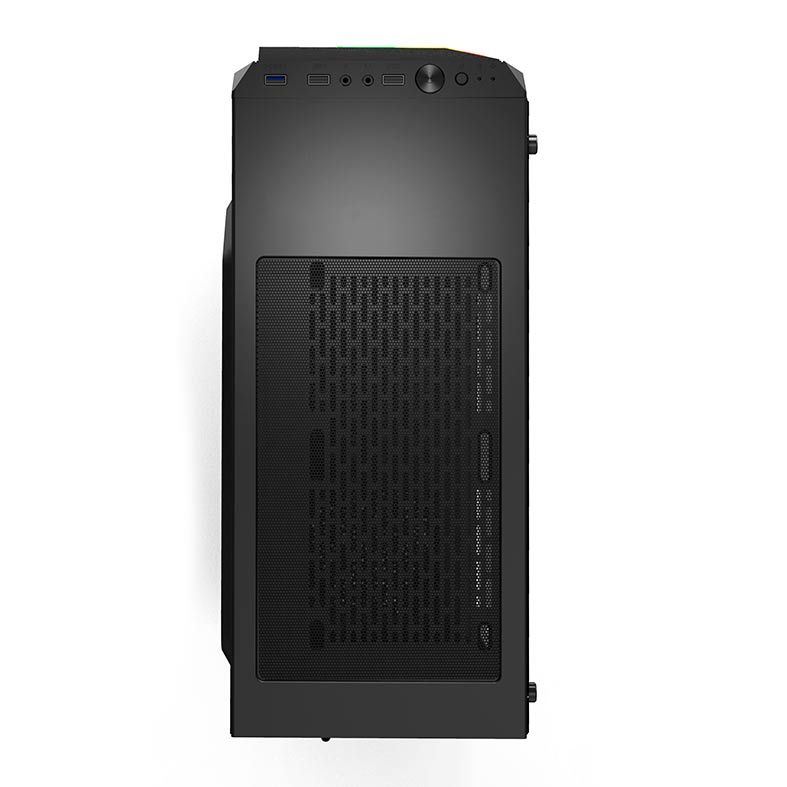 Gabinete Gamer T-Dagger G28B RGB Lateral Acrílico Preto, TGC-G28B