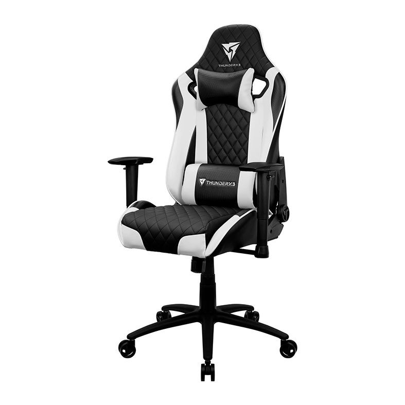 Cadeira Gamer ThunderX3 TGC12-EVO, Branco e Preto, TGC12-EVO-BR