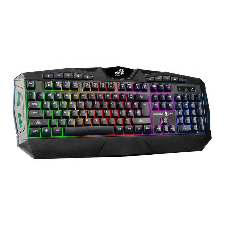 Teclado Gamer ELG ODYSSEY, Led 7 Cores, Preto, TGOD