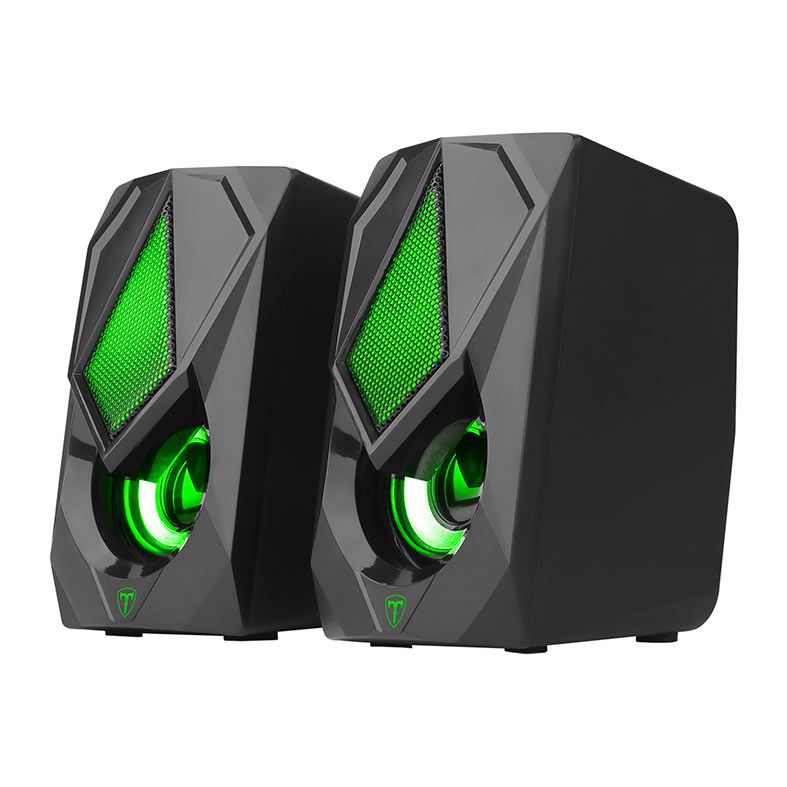 Caixa de Som T-Dagger Black Box, 2x3W RMS, RGB, USB, Preto, TGS500