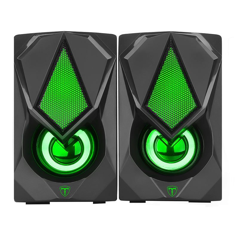 Caixa de Som T-Dagger Black Box, 2x3W RMS, RGB, USB, Preto, TGS500