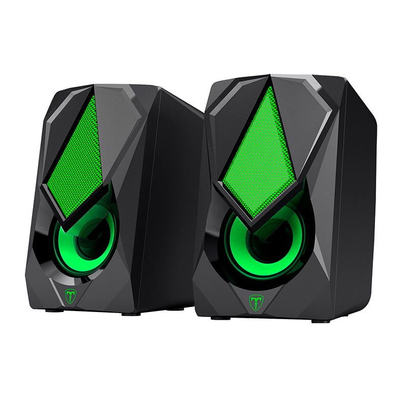 Caixa de Som T-Dagger Black Box, 2x3W RMS, RGB, USB, Preto, TGS500