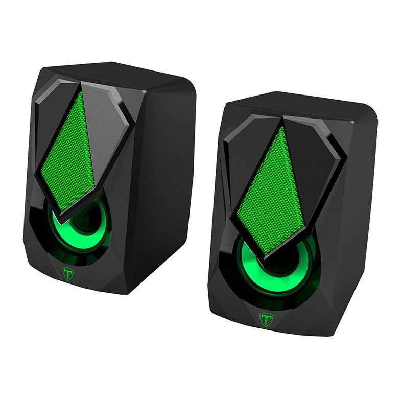 Caixa de Som T-Dagger Black Box, 2x3W RMS, RGB, USB, Preto, TGS500