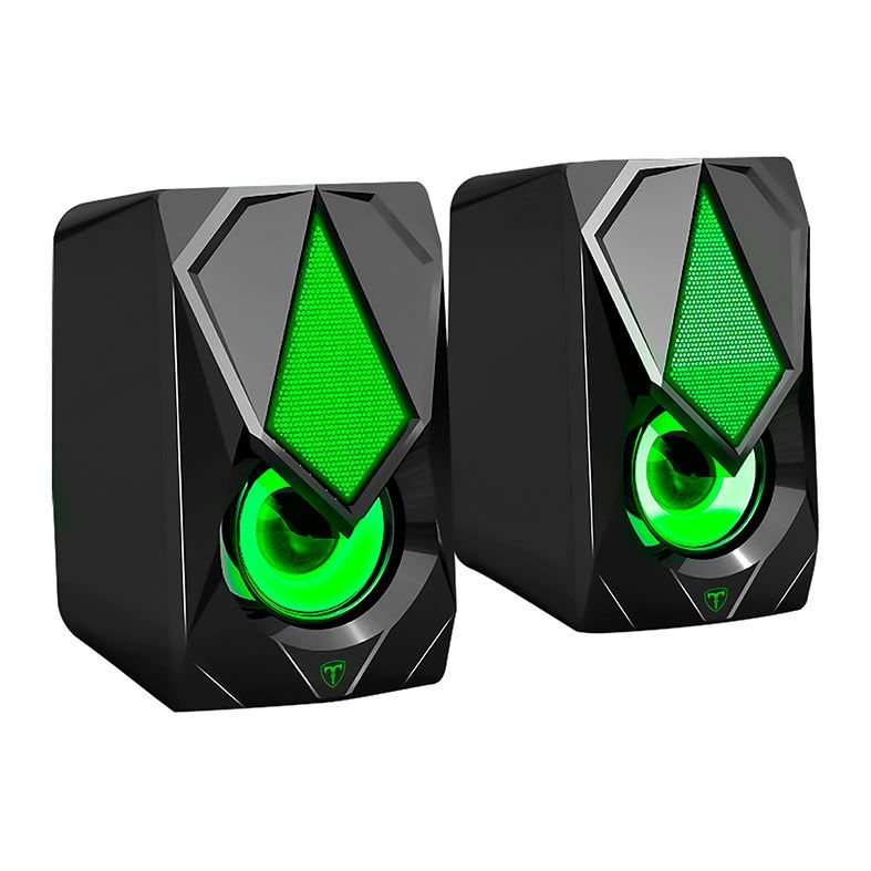 Caixa de Som T-Dagger Black Box, 2x3W RMS, RGB, USB, Preto, TGS500
