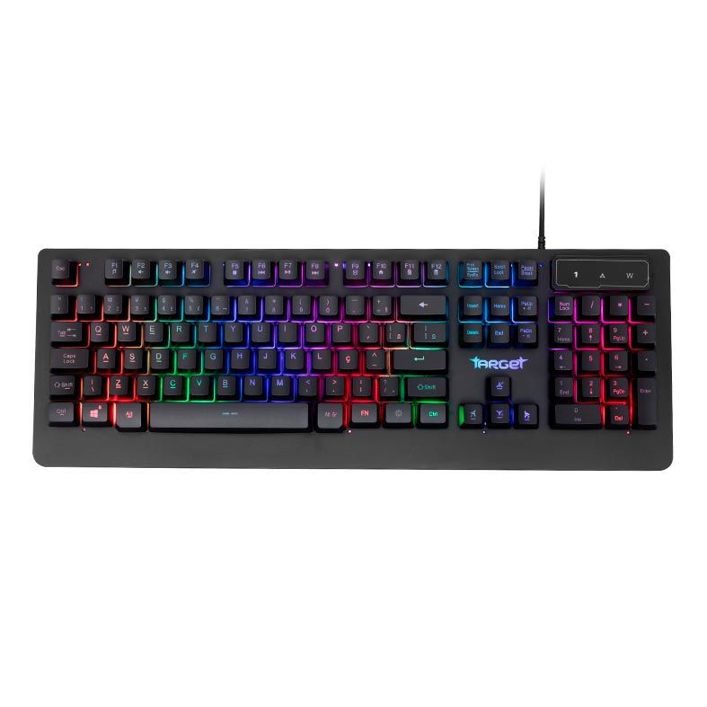 Kit teclado, mouse, Headset e Mousepad, Teclado Gamer TGT AK-47 Rainbow + Mouse Gamer Pichau P702 RGB + Headset Gamer TGT Supernova RGB + Mousepad TGT Killer Slide