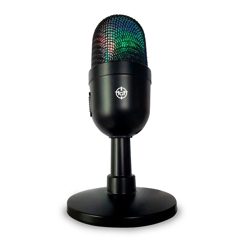 Microfone TGT Anzer V2, Rainbow, USB, Preto, TGT-ANZRV-BL01
