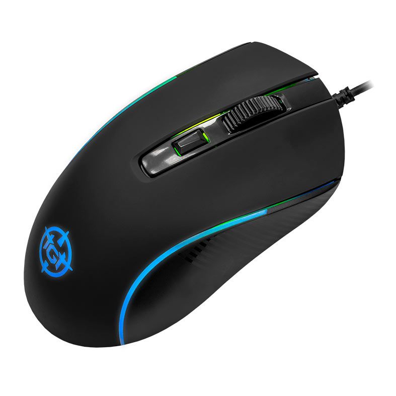Mouse Gamer TGT AR15, Rainbow, 1600DPI, 4 Botoes, Preto, TGT-AR15-RBW