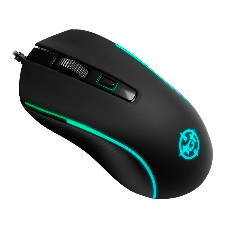 Mouse Gamer TGT AR15, Rainbow, 1600DPI, 4 Botoes, Preto, TGT-AR15-RBW