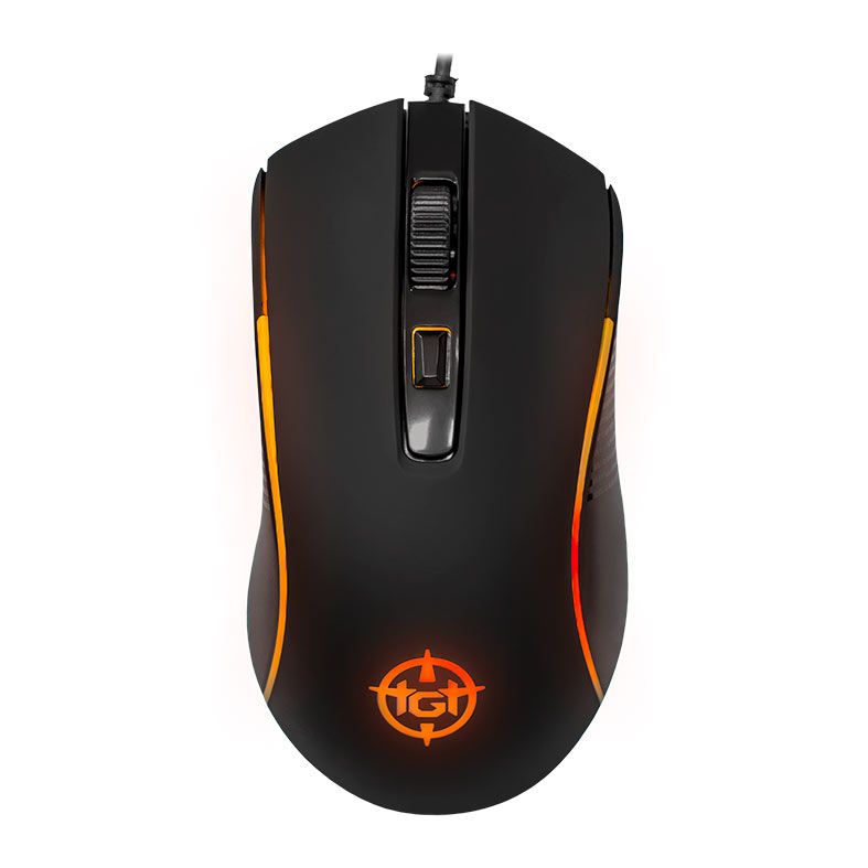Mouse Gamer TGT AR15, Rainbow, 1600DPI, 4 Botoes, Preto, TGT-AR15-RBW