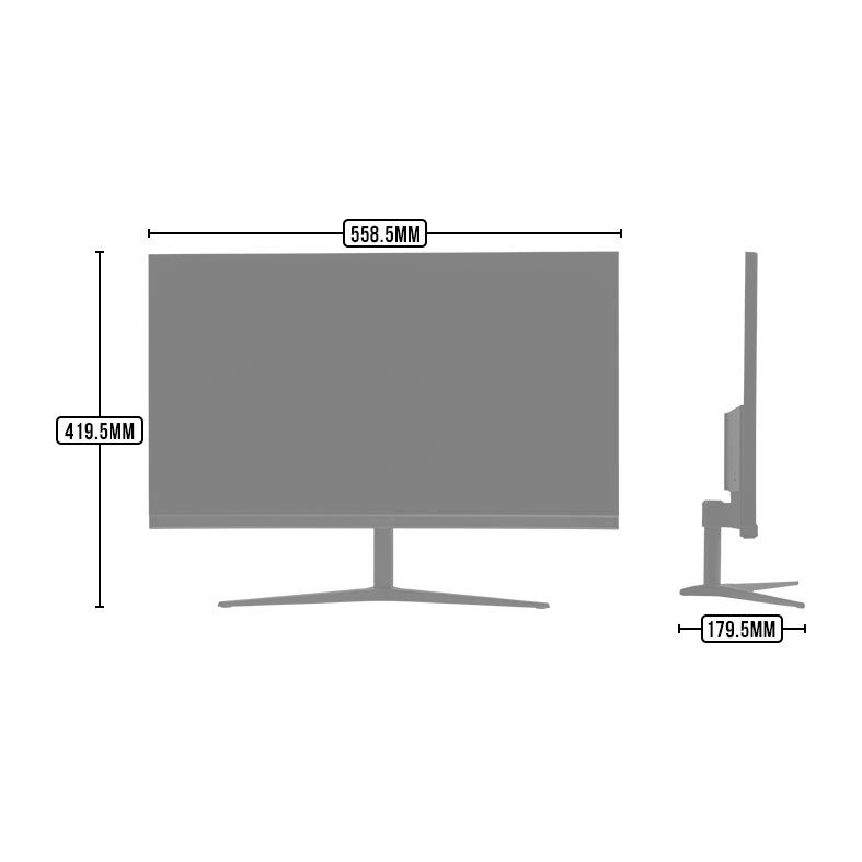 Monitor Gamer TGT Altay T2 PRO, 24.5 Pol. VA, FHD, 1ms, 165Hz, Freesync, HDMI/DP, TGT-ATTP2-BL01