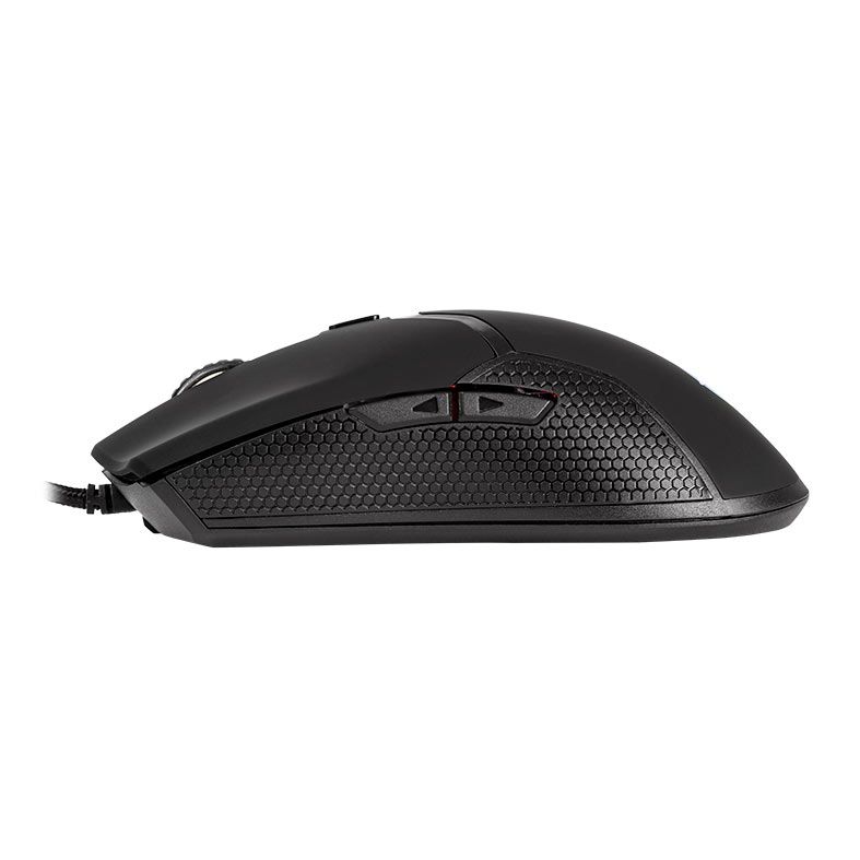 Mouse Gamer TGT Bizon S, Rainbow RGB, 8400DPI, 6 Botoes, Preto, TGT-BIZ-S-RBW