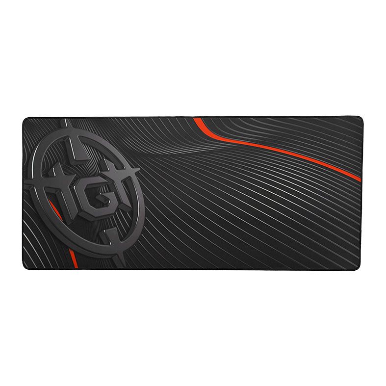 Mousepad Gamer TGT Black Stripes, Estendido, 900x400x3mm, TGT-BST-ESB01
