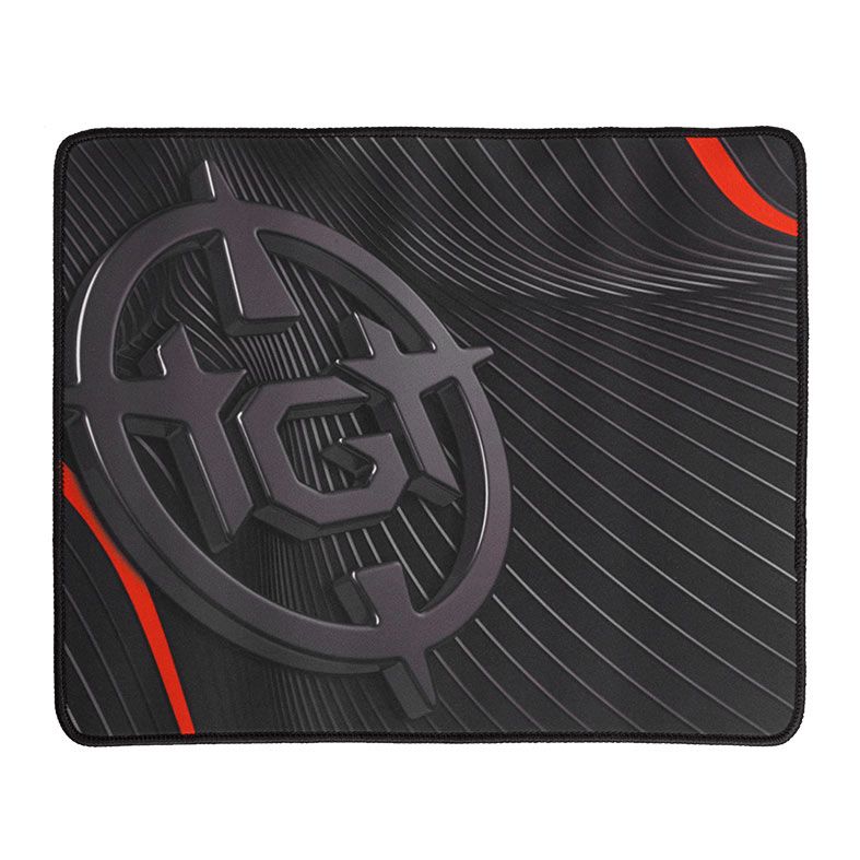 Mousepad Gamer TGT Black Stripes, Pequeno, 320x270x3mm, TGT-BST-PQB01