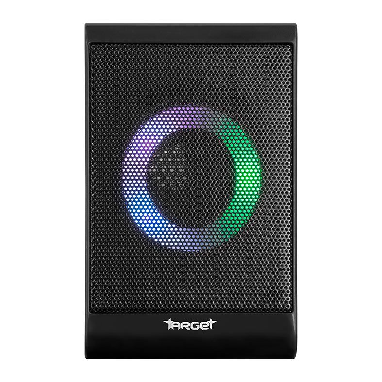 Caixa de Som TGT Eryx V2, RGB, 2x3W RMS, Preto, TGT-ERX-RGB01