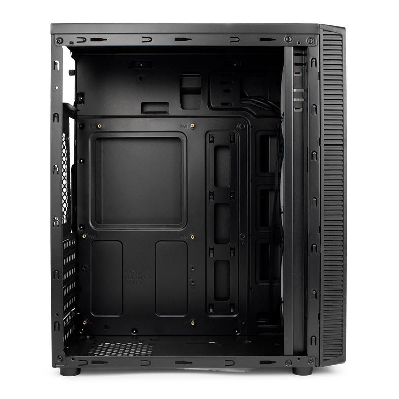 Gabinete Gamer TGT F-22 Lateral De Acrilico Preto, TGT-F22-RGB01
