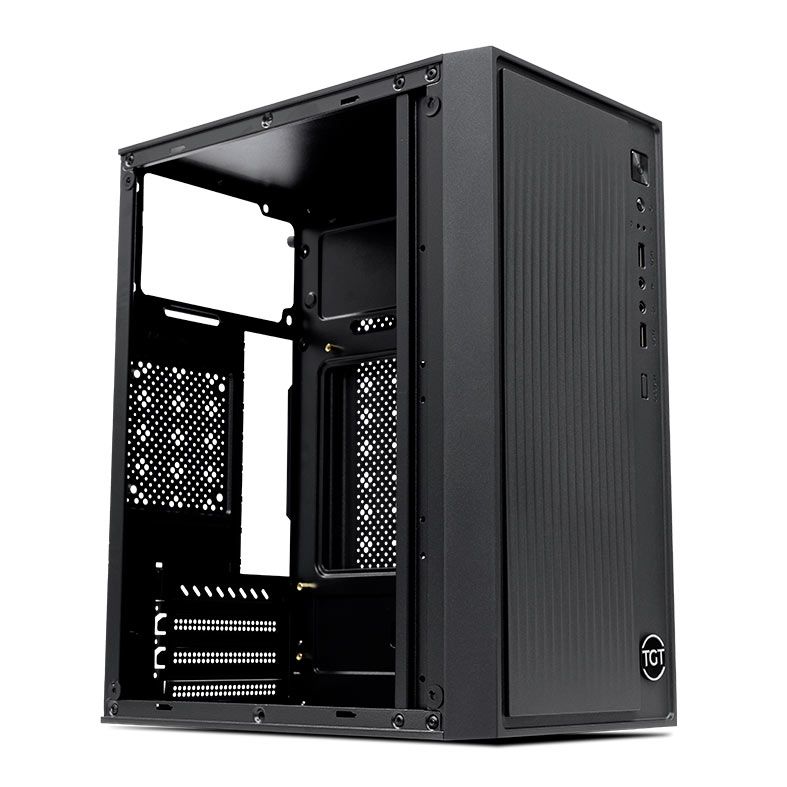 Gabinete TGT G260F, Mid-Tower, Lateral de Vidro, Com 1 Fan, Preto, TGT-G260F-BK01