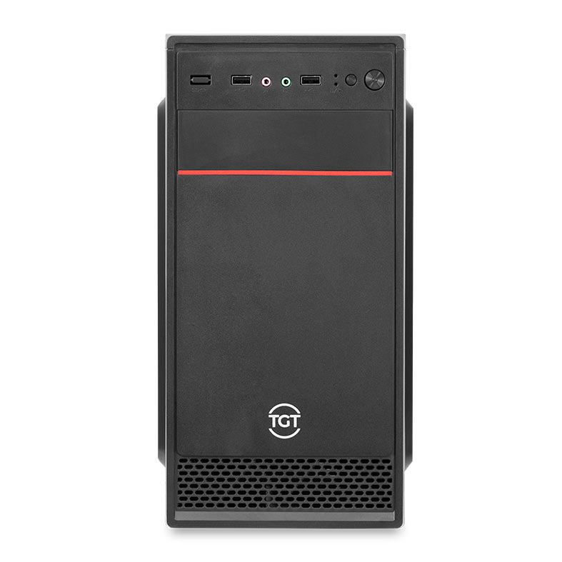Gabinete TGT Hal, Com Fonte TGT 200W, Preto, TGT-HAL-BL01